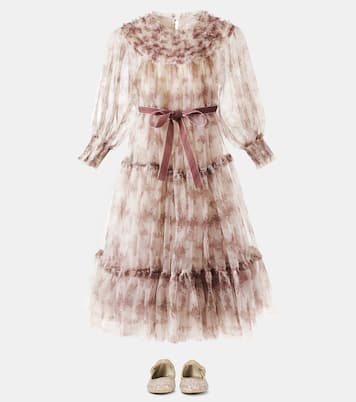 Robe Domenica en toile de Jouy et tulle | C'era Una Volta