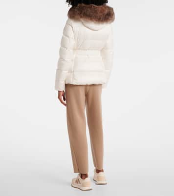 Boed shearling-trimmed down jacket | Moncler