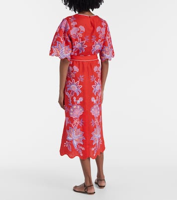 Maxirock Porcelain Garden aus Leinen | Farm Rio