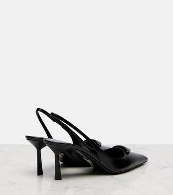Leather slingback pumps | Prada