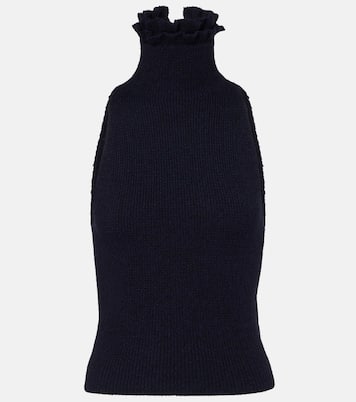 Wool and silk-blend turtleneck top | Alaïa