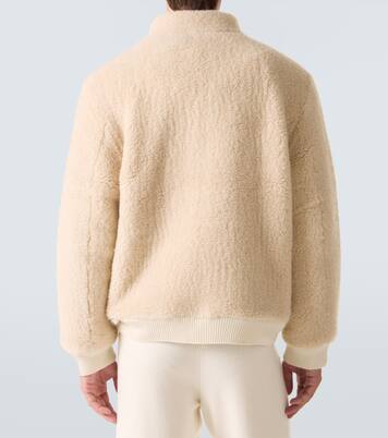 T-Bird cashmere jacket with emerald | God's True Cashmere