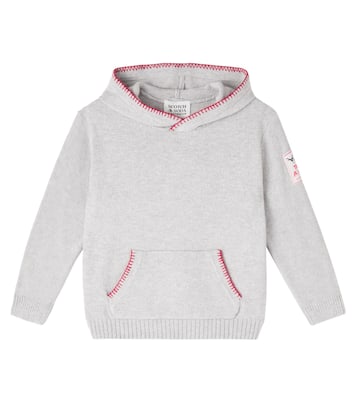 Bestickter Hoodie aus Strick | Scotch & Soda Kids
