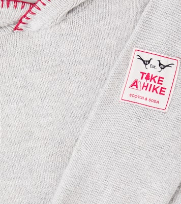 Bestickter Hoodie aus Strick | Scotch & Soda Kids