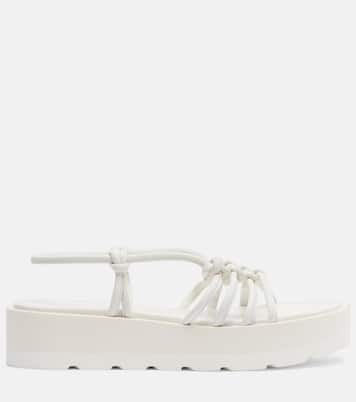 Plateausandalen Hebe aus Leder | Gianvito Rossi