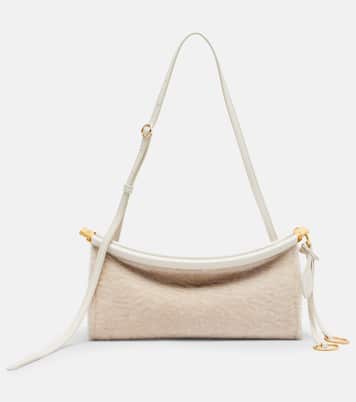 Sac Le Click East West Small en shearling | Alaïa