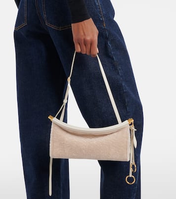 Sac Le Click East West Small en shearling | Alaïa