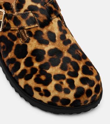 Boston leopard-print calf hair clogs | Birkenstock 1774