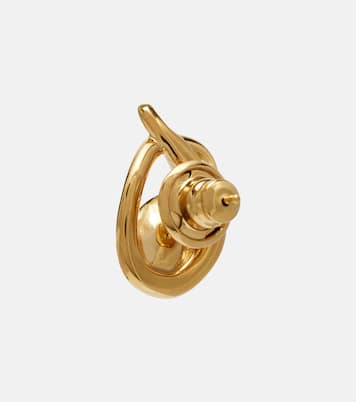 Boucles d’oreilles Looped à cristaux | Oscar de la Renta