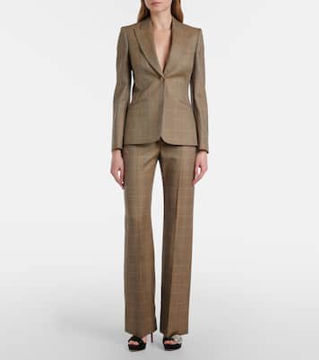 Blazer Country Check aus Wolle | McQueen