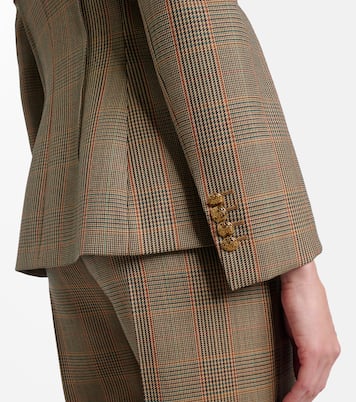 Blazer Country Check aus Wolle | McQueen