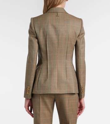 Blazer Country Check aus Wolle | McQueen