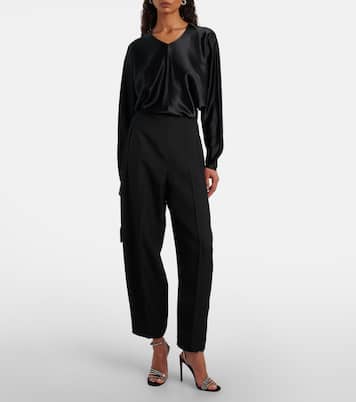 Yvette barrel-leg pants | Fforme