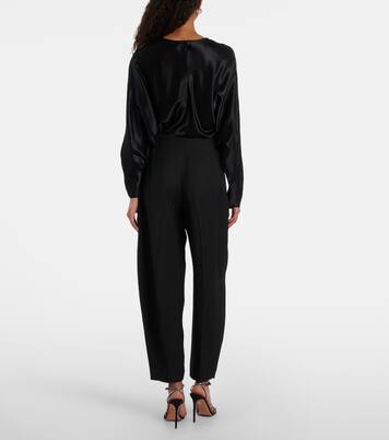 Yvette barrel-leg pants | Fforme