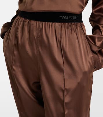 Gerade Hose aus einem Seidengemisch | Tom Ford