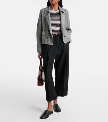 Cardigan en coton et cachemire | Jardin des Orangers