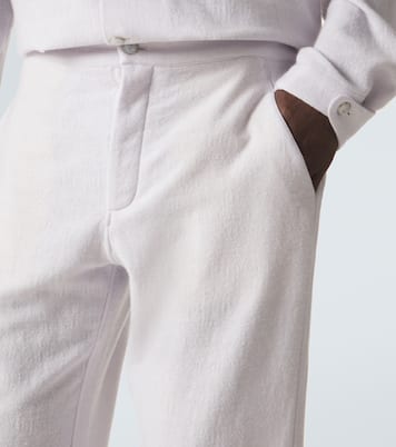 Affirmations cashmere pajama pants with moonstone | God's True Cashmere