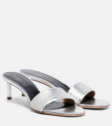 Mules 55 en cuir métallisé | Tom Ford