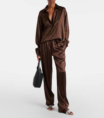 Mules 55 en cuir métallisé | Tom Ford