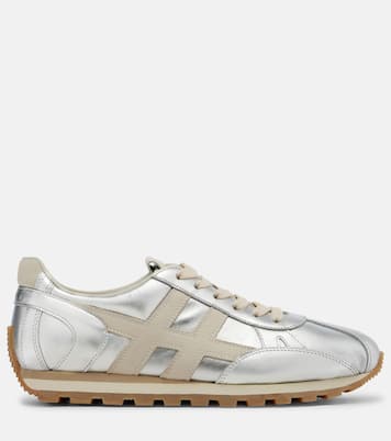 86er metallic leather sneakers | Hogan