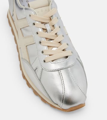 86er metallic leather sneakers | Hogan