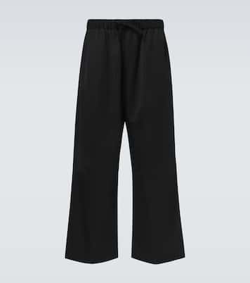 Crêpe satin wide-leg pants | Simone Rocha