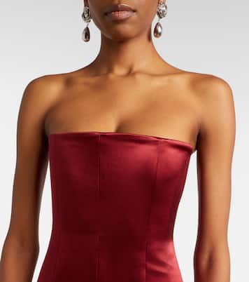 Draped silk corset gown | Alex Perry