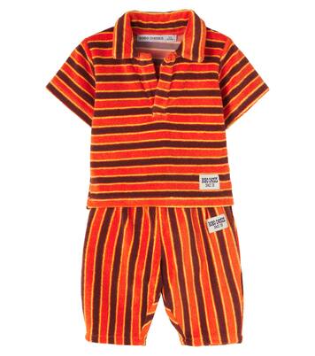 Baby Set Striped Brick aus Polohemd und Hose | Bobo Choses