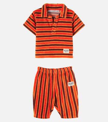 Baby Set Striped Brick aus Polohemd und Hose | Bobo Choses