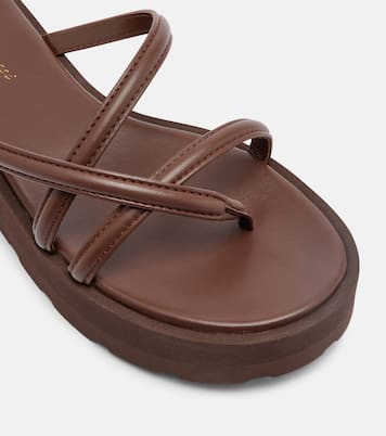Leather platform sandals | Gianvito Rossi