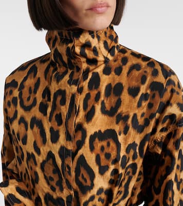 Bedruckter Trenchcoat aus Taft | Alaïa