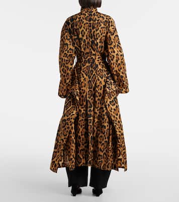 Bedruckter Trenchcoat aus Taft | Alaïa