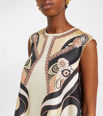 Top San Carlo aus Seiden-Twill | La DoubleJ