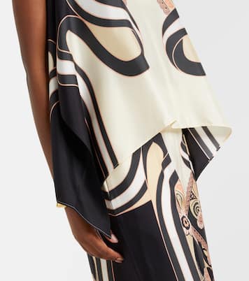 Top San Carlo aus Seiden-Twill | La DoubleJ