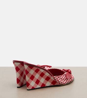 Mules compensées Livi à carreaux | Jimmy Choo