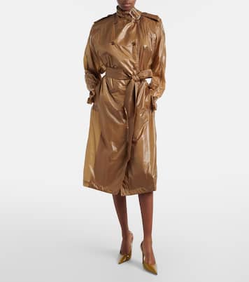 Tie-neck trench coat | Saint Laurent
