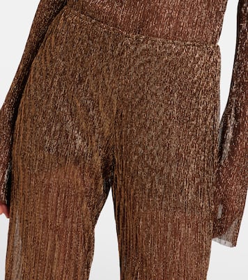 Pantaloni flared Dries in lamé | Cala de la Cruz