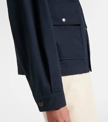 Reversible cotton blouson jacket | Saint Laurent