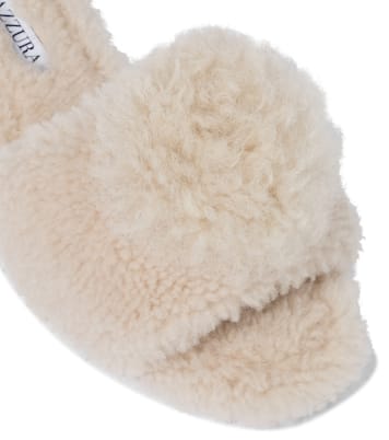 Pantoletten Foxy aus Shearling | Aquazzura