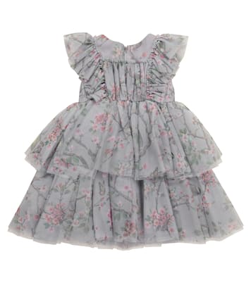 Robe en tulle à fleurs | Monnalisa