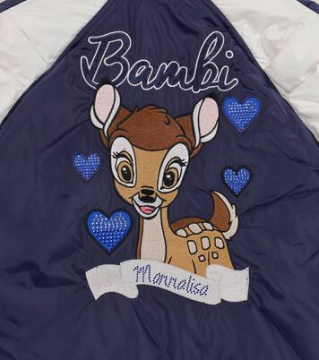x Disney® embroidered bomber jacket | Monnalisa