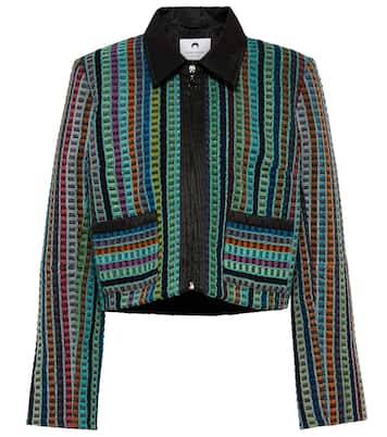 Cropped-Jacke aus Frottee | Marine Serre