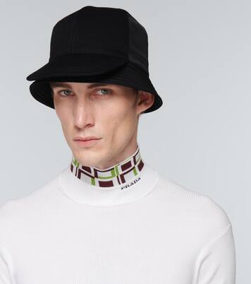 Embroidered bucket hat | Prada