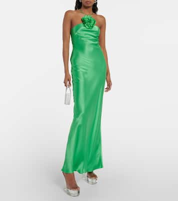 Dalida Glass PVC platform mules | Amina Muaddi