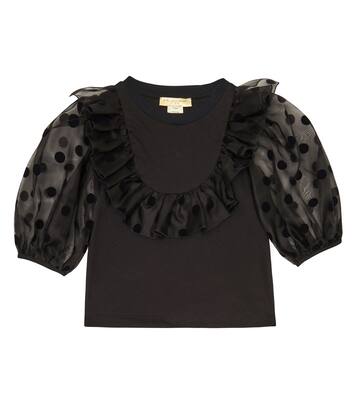 Polka-dot cotton top | Stella McCartney Kids
