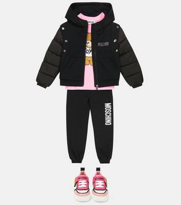 Embellished puffer jacket | Moschino Kids