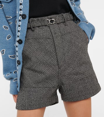 Shorts aus Wolle und Baumwolle | Plan C