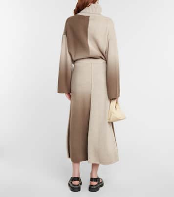 Midirock aus Wolle und Kaschmir | Joseph