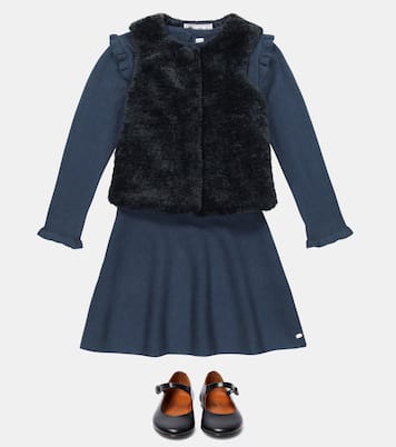 Faux fur vest | Tartine et Chocolat