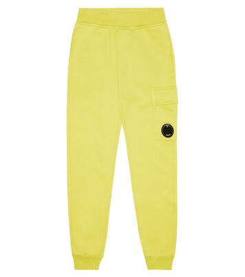 Lens cotton fleece sweatpants | C.P. Company Kids